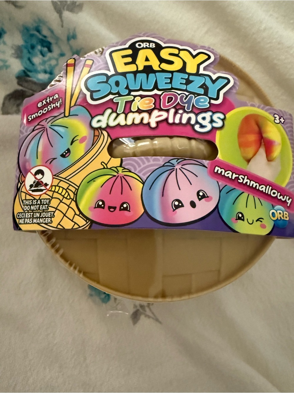 Easy Squeezy Tie Dye Dumplings - Marshmallowy Tie Dye